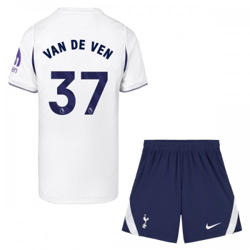 Divisa Tottenham Hotspur Van De Ven 37 Primo 2026-27 Maniche Corte - Bambino Divisa Tottenham Hotspur Van De Ven 37 Primo 2026-27 Maniche Corte - Bambino