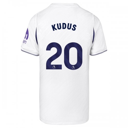 Maglia Tottenham Hotspur Kudus 20 Primo 2026-27 Maniche Corte - Uomo Maglia Tottenham Hotspur Kudus 20 Primo 2026-27 Maniche Corte - Uomo