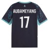 Maglia Olympique de Marseille Aubameyang 17 Secondo 2026-27 Maniche Corte - Uomo Maglia Olympique de Marseille Aubameyang 17 Secondo 2026-27 Maniche Corte - Uomo