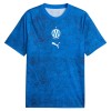 Maglia Olympique de Marseille Pre-Match 2026-27 Maniche Corte Blu - Uomo Maglia Olympique de Marseille Pre-Match 2026-27 Maniche Corte Blu - Uomo