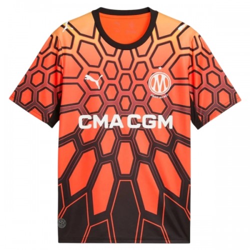 Maglia Olympique de Marseille Primo 2026-27 Maniche Corte Arancia - Uomo Maglia Olympique de Marseille Primo 2026-27 Maniche Corte Arancia - Uomo