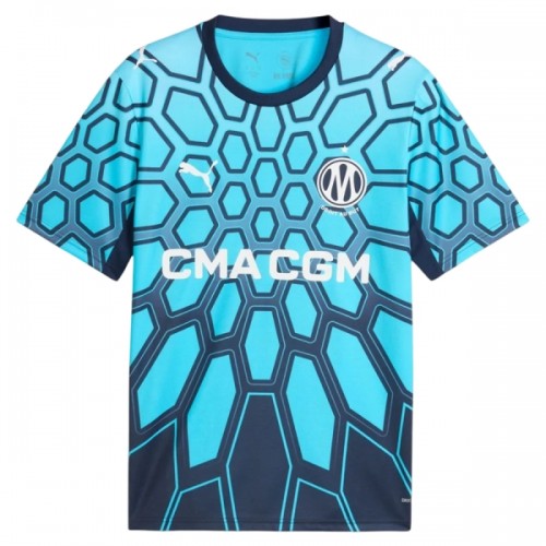 Maglia Olympique de Marseille Secondo 2026-27 Maniche Corte Blu - Uomo Maglia Olympique de Marseille Secondo 2026-27 Maniche Corte Blu - Uomo