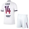Divisa Paris Saint Germain Desire Doue 14 Secondo 2026-27 Maniche Corte - Bambino