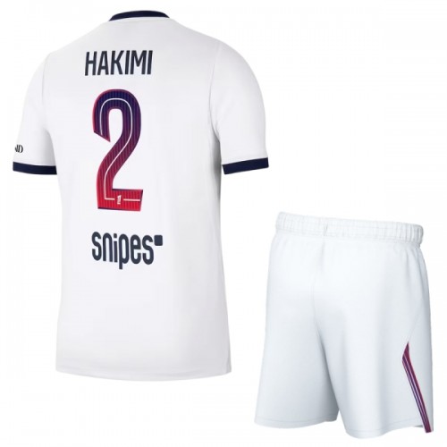 Divisa Paris Saint Germain Hakimi 2 Secondo 2026-27 Maniche Corte - Bambino Divisa Paris Saint Germain Hakimi 2 Secondo 2026-27 Maniche Corte - Bambino