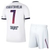 Divisa Paris Saint Germain Kvaratskhelia 7 Secondo 2026-27 Maniche Corte - Bambino Divisa Paris Saint Germain Kvaratskhelia 7 Secondo 2026-27 Maniche Corte - Bambino
