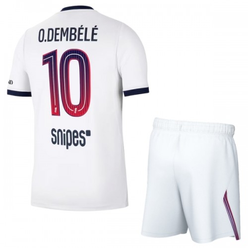 Divisa Paris Saint Germain O. Dembele 10 Secondo 2026-27 Maniche Corte - Bambino Divisa Paris Saint Germain O. Dembele 10 Secondo 2026-27 Maniche Corte - Bambino