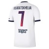 Maglia Paris Saint Germain Kvaratskhelia 7 Secondo 2026-27 Maniche Corte - Uomo