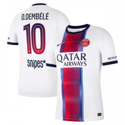 Maglia Paris Saint Germain O. Dembele 10 Secondo 2026-27 Maniche Corte - Uomo Maglia Paris Saint Germain O. Dembele 10 Secondo 2026-27 Maniche Corte - Uomo