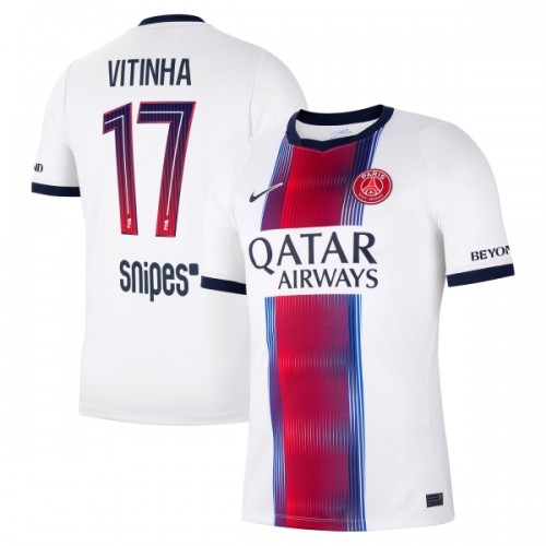 Maglia Paris Saint Germain Vitinha 17 Secondo 2026-27 Maniche Corte - Uomo Maglia Paris Saint Germain Vitinha 17 Secondo 2026-27 Maniche Corte - Uomo