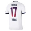 Maglia Paris Saint Germain Vitinha 17 Secondo 2026-27 Maniche Corte - Uomo