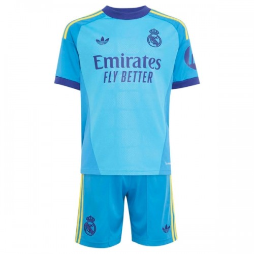 Divisa Portiere Real Madrid Secondo 2026-27 Maniche Corte - Bambino Divisa Portiere Real Madrid Secondo 2026-27 Maniche Corte - Bambino