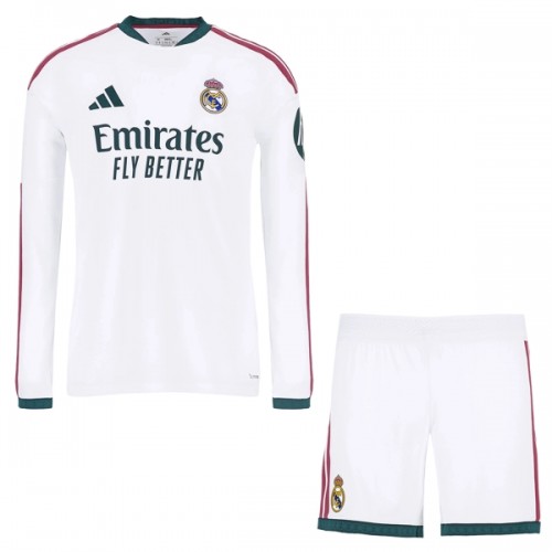 Divisa Real Madrid Primo 2026-27 Maniche Lunghe - Bambino Divisa Real Madrid Primo 2026-27 Maniche Lunghe - Bambino