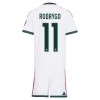 Divisa Real Madrid Rodrygo 11 Primo 2026-27 Maniche Corte - Bambino Divisa Real Madrid Rodrygo 11 Primo 2026-27 Maniche Corte - Bambino