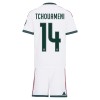 Divisa Real Madrid Tchouameni 14 Primo 2026-27 Maniche Corte - Bambino Divisa Real Madrid Tchouameni 14 Primo 2026-27 Maniche Corte - Bambino