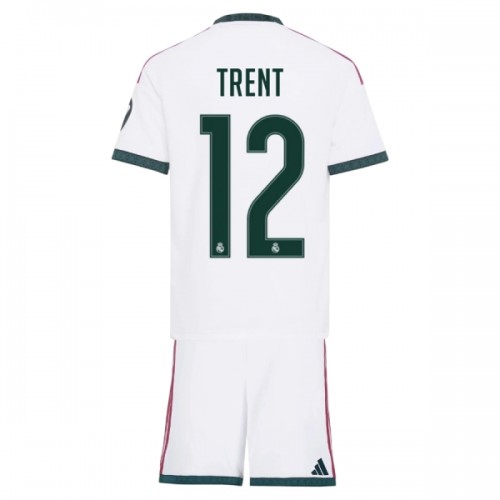 Divisa Real Madrid Trent Alexander-Arnold 12 Primo 2026-27 Maniche Corte - Bambino Divisa Real Madrid Trent Alexander-Arnold 12 Primo 2026-27 Maniche Corte - Bambino