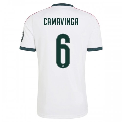 Maglia Real Madrid Camavinga 6 Primo 2026-27 Maniche Corte - Uomo Maglia Real Madrid Camavinga 6 Primo 2026-27 Maniche Corte - Uomo