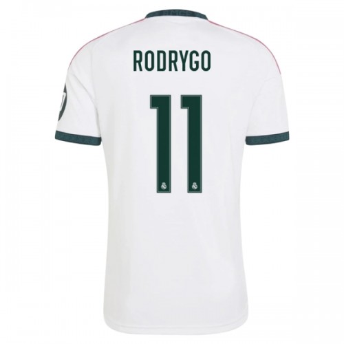 Maglia Real Madrid Rodrygo 11 Primo 2026-27 Maniche Corte - Uomo Maglia Real Madrid Rodrygo 11 Primo 2026-27 Maniche Corte - Uomo
