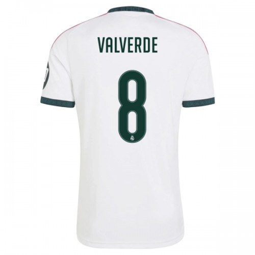 Maglia Real Madrid Valverde 8 Primo 2026-27 Maniche Corte - Uomo Maglia Real Madrid Valverde 8 Primo 2026-27 Maniche Corte - Uomo