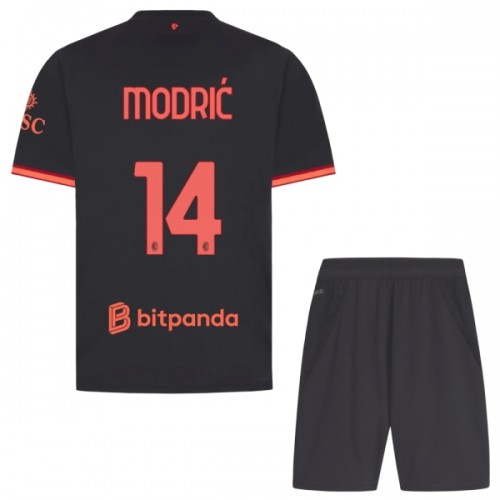Divisa AC Milan Modrić 14 Terzo 2026-27 Maniche Corte - Bambino Divisa AC Milan Modrić 14 Terzo 2026-27 Maniche Corte - Bambino