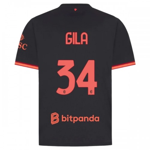 Maglia AC Milan Gila 34 Terzo 2026-27 Maniche Corte - Uomo Maglia AC Milan Gila 34 Terzo 2026-27 Maniche Corte - Uomo