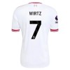 Divisa Liverpool Wirtz 7 Secondo 2026-27 Maniche Corte - Bambino