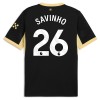 Maglia Manchester City Savinho 26 Secondo 2026-27 Maniche Corte - Uomo Maglia Manchester City Savinho 26 Secondo 2026-27 Maniche Corte - Uomo