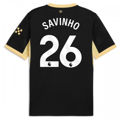 Maglia Manchester City Savinho 26 Secondo 2026-27 Maniche Corte - Uomo Maglia Manchester City Savinho 26 Secondo 2026-27 Maniche Corte - Uomo