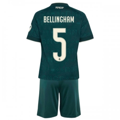 Divisa Real Madrid Bellingham 5 Secondo 2026-27 Maniche Corte - Bambino Divisa Real Madrid Bellingham 5 Secondo 2026-27 Maniche Corte - Bambino
