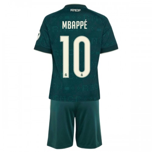 Divisa Real Madrid Mbappé 10 Secondo 2026-27 Maniche Corte - Bambino Divisa Real Madrid Mbappé 10 Secondo 2026-27 Maniche Corte - Bambino