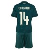Divisa Real Madrid Tchouameni 14 Secondo 2026-27 Maniche Corte - Bambino