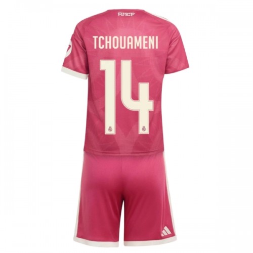 Divisa Real Madrid Tchouameni 14 Terzo 2026-27 Maniche Corte - Bambino Divisa Real Madrid Tchouameni 14 Terzo 2026-27 Maniche Corte - Bambino