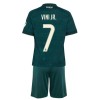 Divisa Real Madrid Vini JR. 7 Secondo 2026-27 Maniche Corte - Bambino