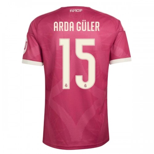 Maglia Real Madrid Arda Guler 15 Terzo 2026-27 Maniche Corte - Uomo Maglia Real Madrid Arda Guler 15 Terzo 2026-27 Maniche Corte - Uomo