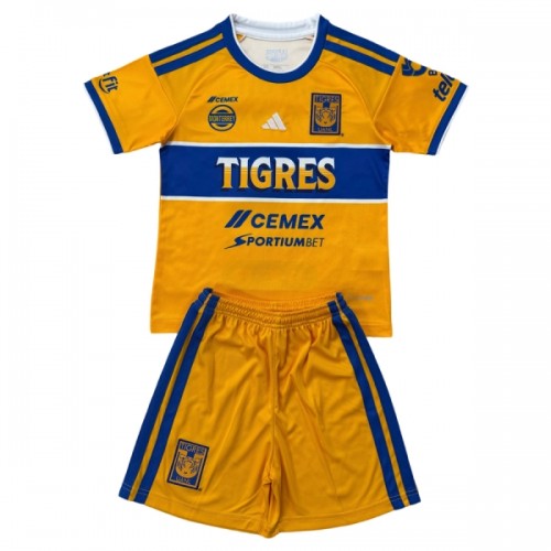 Divisa Tigres UANL Primo 2026-27 Maniche Corte - Bambino Divisa Tigres UANL Primo 2026-27 Maniche Corte - Bambino