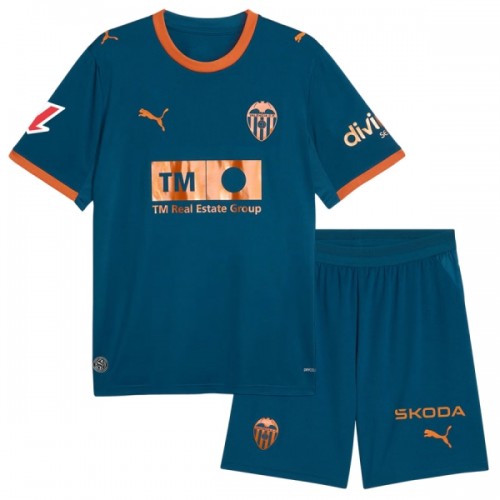 Divisa Valencia CF Secondo 2026-27 Maniche Corte - Bambino Divisa Valencia CF Secondo 2026-27 Maniche Corte - Bambino