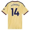 Maglia Arsenal Gyokeres 14 Terzo 2026-27 Maniche Corte - Uomo Maglia Arsenal Gyokeres 14 Terzo 2026-27 Maniche Corte - Uomo