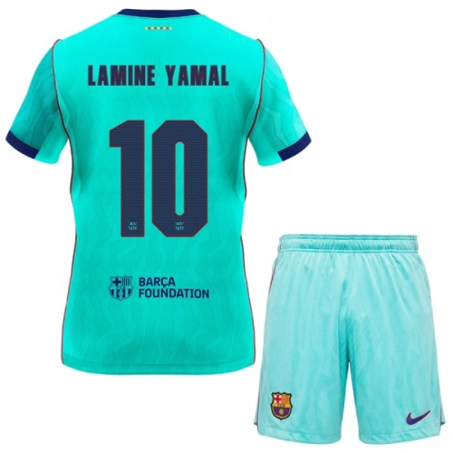 Divisa Barcellona Lamine Yamal 10 Terzo 2026-27 Maniche Corte - Bambino Divisa Barcellona Lamine Yamal 10 Terzo 2026-27 Maniche Corte - Bambino