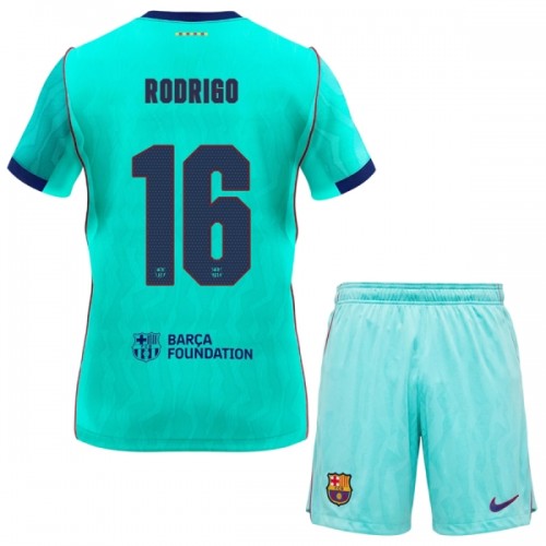 Divisa Barcellona Rodrigo 16 Terzo 2026-27 Maniche Corte - Bambino Divisa Barcellona Rodrigo 16 Terzo 2026-27 Maniche Corte - Bambino