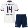 Divisa FC Bayern Monaco Luis Diaz 14 Secondo 2026-27 Maniche Corte - Bambino