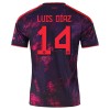 Maglia FC Bayern Monaco Luis Diaz 14 Terzo 2026-27 Maniche Corte - Uomo Maglia FC Bayern Monaco Luis Diaz 14 Terzo 2026-27 Maniche Corte - Uomo