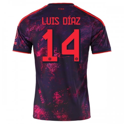 Maglia FC Bayern Monaco Luis Diaz 14 Terzo 2026-27 Maniche Corte - Uomo Maglia FC Bayern Monaco Luis Diaz 14 Terzo 2026-27 Maniche Corte - Uomo