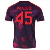 Maglia FC Bayern Monaco Pavlovic 45 Terzo 2026-27 Maniche Corte - Uomo Maglia FC Bayern Monaco Pavlovic 45 Terzo 2026-27 Maniche Corte - Uomo