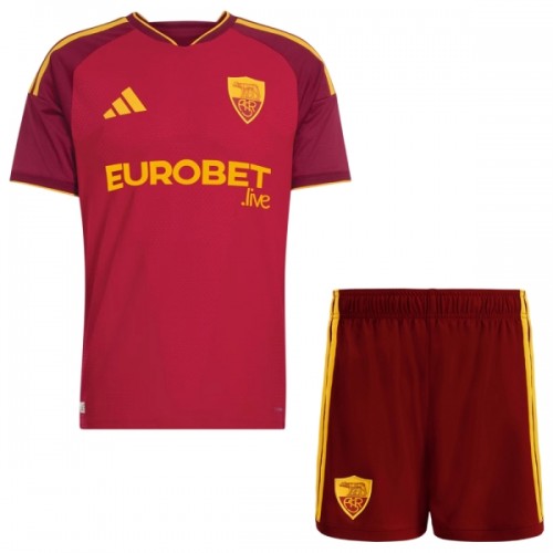 Divisa AS Roma Primo 2026-27 Maniche Corte - Bambino Divisa AS Roma Primo 2026-27 Maniche Corte - Bambino
