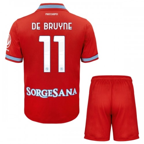 Divisa SSC Napoli De Bruyne 11 Terzo 2026-27 Maniche Corte - Bambino Divisa SSC Napoli De Bruyne 11 Terzo 2026-27 Maniche Corte - Bambino