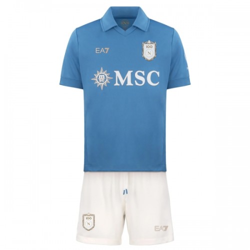 Divisa SSC Napoli Primo 2026-27 Maniche Corte - Bambino Divisa SSC Napoli Primo 2026-27 Maniche Corte - Bambino