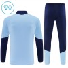 Ajax Felpe da Allenamento Quarto-Zip 2026-27 Blu - Bambino