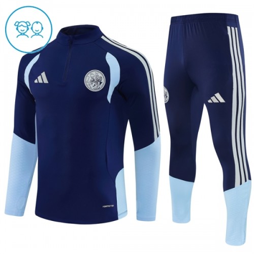 Ajax Felpe da Allenamento Quarto-Zip 2026-27 Blu - Bambino Ajax Felpe da Allenamento Quarto-Zip 2026-27 Blu - Bambino