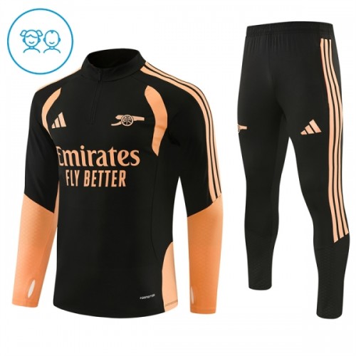 Arsenal Felpe da Allenamento Quarto-Zip 2026-27 Nera - Bambino Arsenal Felpe da Allenamento Quarto-Zip 2026-27 Nera - Bambino