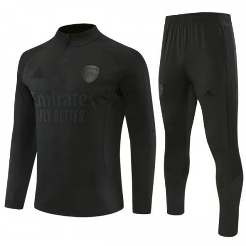 Arsenal Felpe da Allenamento Quarto-Zip 2026-27 Nera - Uomo Arsenal Felpe da Allenamento Quarto-Zip 2026-27 Nera - Uomo