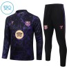 Barcellona Felpe da Allenamento Quarto-Zip 2026-27 Nera - Bambino